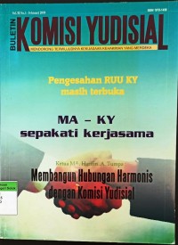 Buletin Komisi Yudisial (Mendorong Terwujudnya Kekuasaan  Kehakiman Yang Merdeka) Vol.III No.4-Februari 2009
